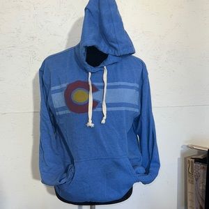 COLORADO LIMITED blue hoodie.